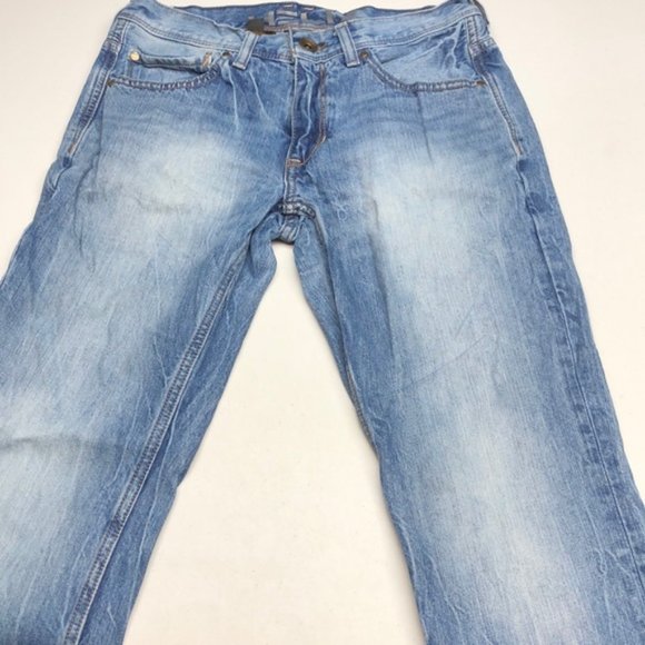 PREMIUM MENS HELIX SLIM BOOTCUT JEANS 29x30 ⭐️ - Picture 3 of 11